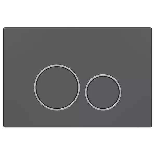 Кнопка смыва «Vincea» VFP-005GM вороненая сталь