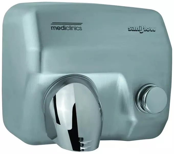 

Сушилка для рук «Mediclinics» Saniflow E05CS на стену матовый хром