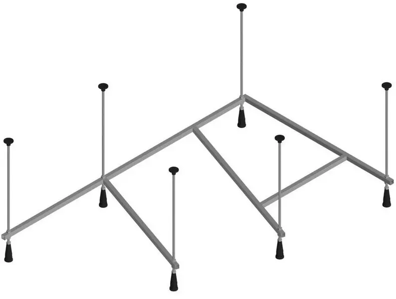 Каркас под ванну «Corpa Nera» Siena 150