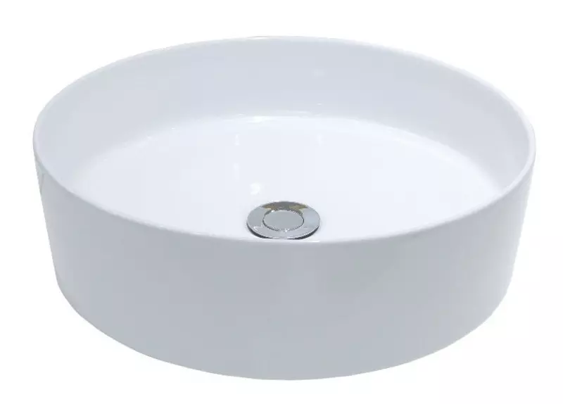 

Раковина «Creo Ceramique» Pau 40/40 PU3100 фарфоровая белый глянец
