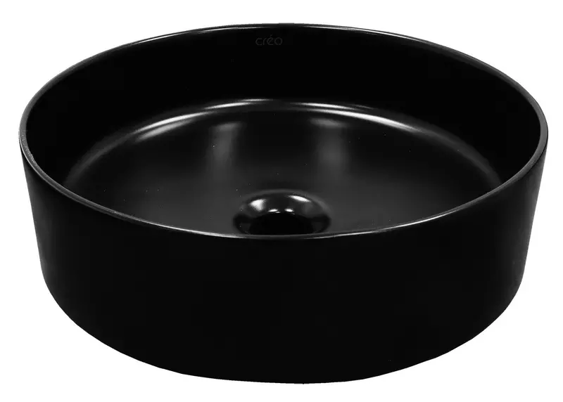 Раковина «Creo Ceramique» Pau 40/40 PU3100MBK фарфоровая черный матовый