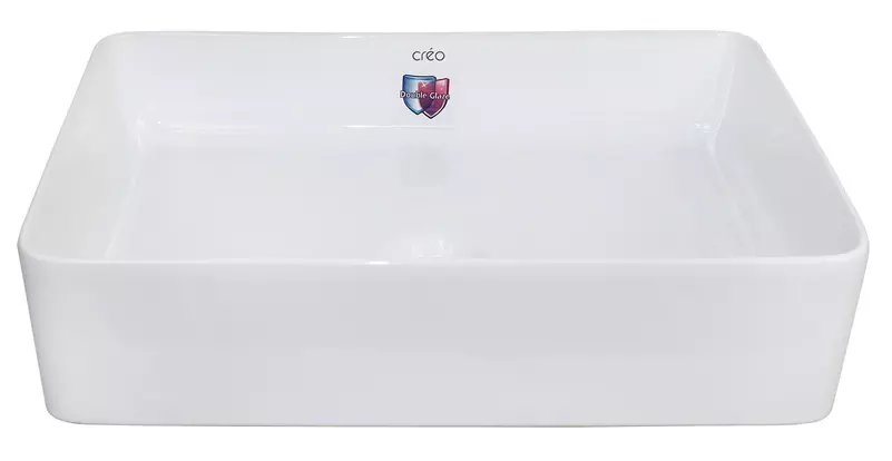 Раковина «Creo Ceramique» Pau 50/35 PU3500 фарфоровая белая глянец