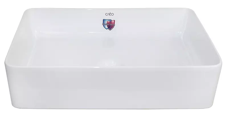 

Раковина «Creo Ceramique» Pau 50/35 PU3500 фарфоровая белая глянец