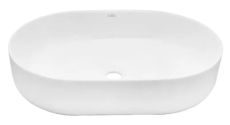 Раковина «Creo Ceramique» Pau 58/38 PU4300MRMWH фарфоровая белая матовая
