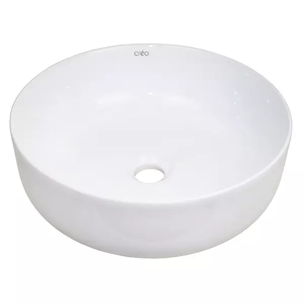 Раковина «Creo Ceramique» Pau 40/40 PU4400 фарфоровая белая