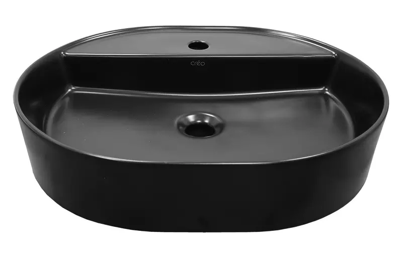 

Раковина «Creo Ceramique» Pau 56/45 PU4500MBK фарфоровая черный матовый