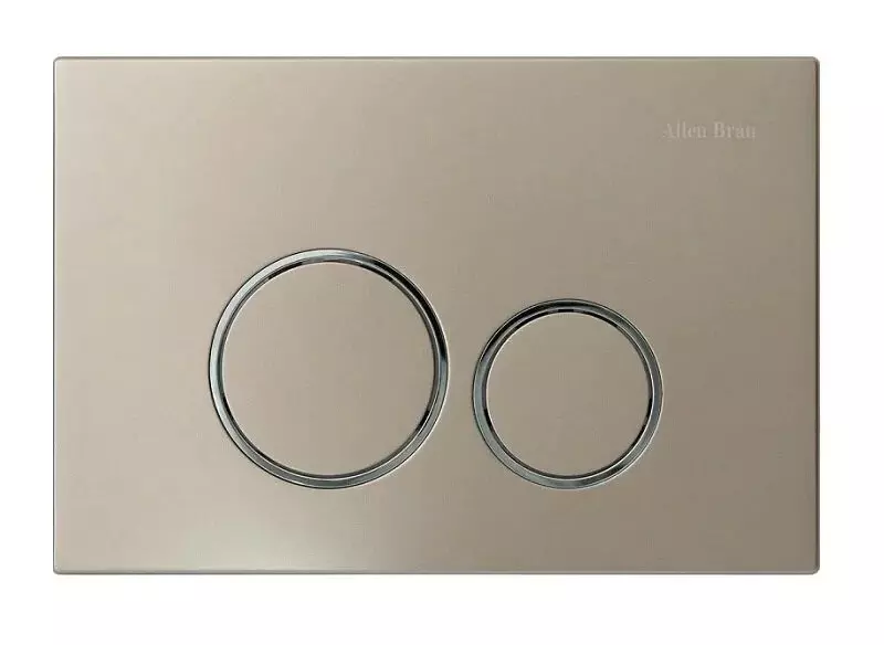 Кнопка смыва пневматическая Allen Brau Priority 920001BN пластик никельхром 3990₽
