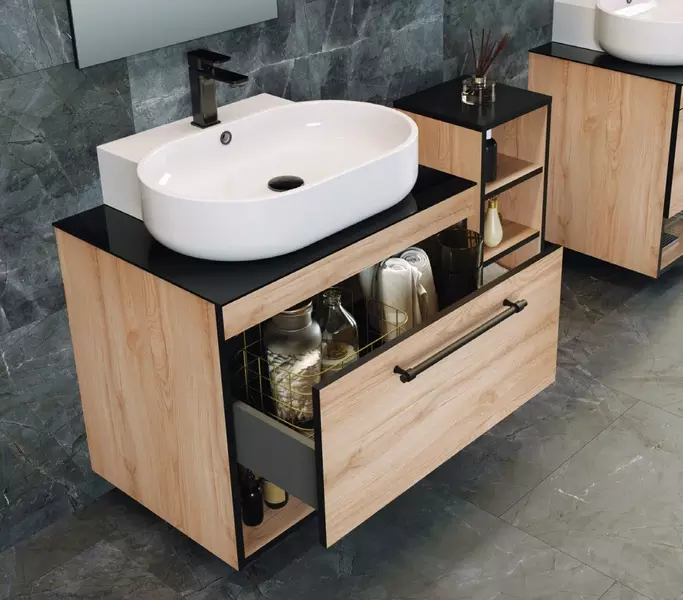 Тумба с раковиной «Orka» Knidos 70 (Bequem 61/40) подвесная Legnano