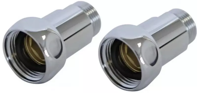 

Уценка, Прямое соединение «Luxon» LUX-731SCH1005 1"х3/4" гайка/штуцер 2 шт. хром