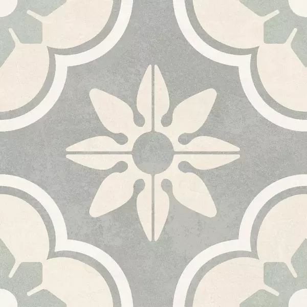 

Напольная плитка «Ennface» Corsica Floret Matt. 20x20 ЦБ-00000324 серый