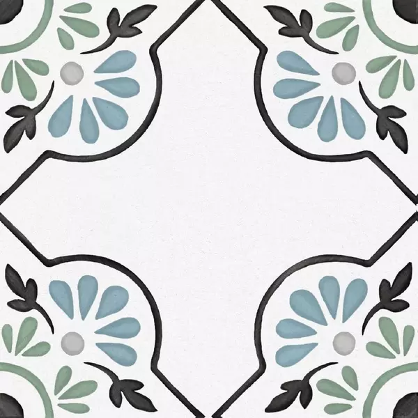 

Напольная плитка «Ennface» Ponza Petals Matt. 20x20 ЦБ-00000337 белый