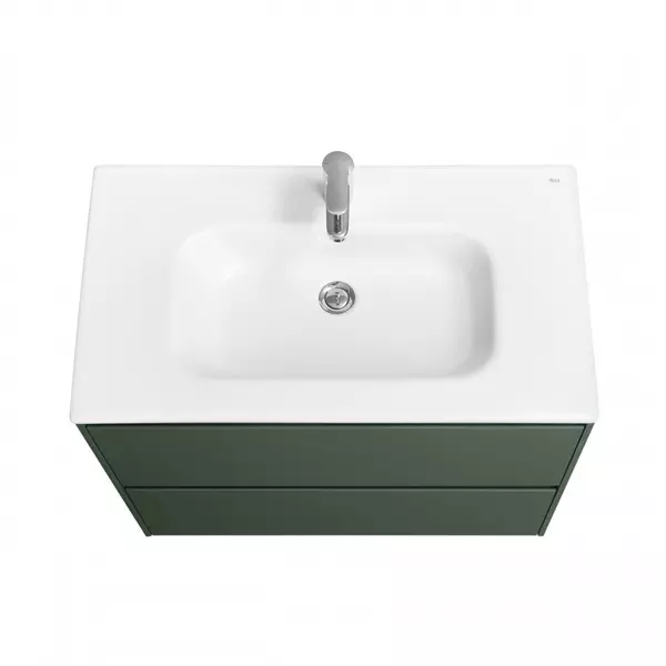 Тумба с раковиной Roca Ona 80 The Gap 8046 подвесная зелёный матовый 45330₽