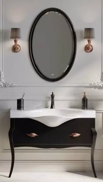 Мебель для ванной «Clarberg» Borgia 115 чёрная