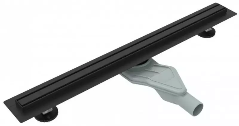 

Душевой лоток «Esbano» Slim Side-60см боковой выпуск чёрный