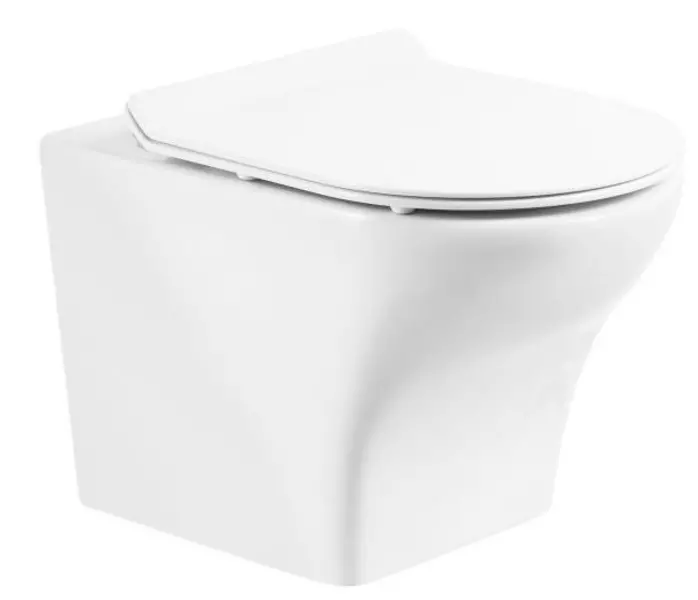 

Подвесной унитаз безободковый «Belbagno» Kraft BB064CHR-031 белый с сиденьем дюропласт с микролифтом белое