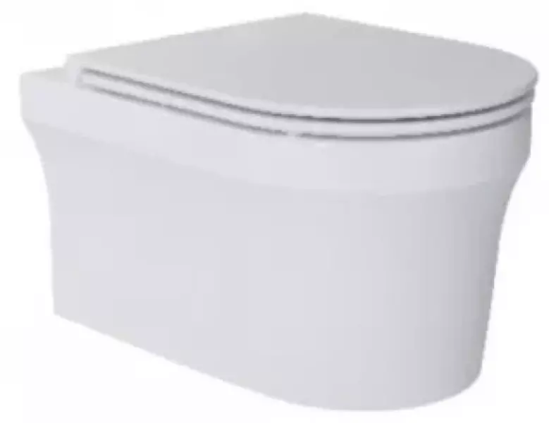 Подвесной унитаз безободковый ArtMax AM842CHRVSC белый с сиденьем дюропласт с микролифтом белое 8400₽