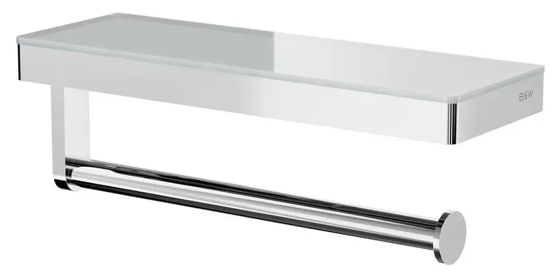 

Полотенцедержатель с полкой «Black & White» Gravity GA-9603C на стену хром