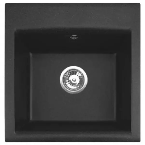 

Мойка для кухни «Alveus» Gem 10 Granital 50/50 искусственный камень чёрная
