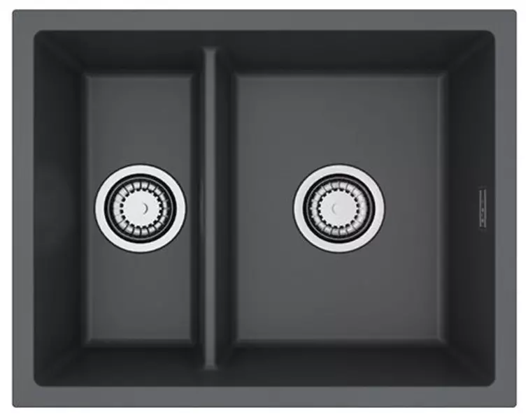 

Мойка для кухни «Alveus» Omni 50 55/45 искусственный камень Deep Black-G90 BE