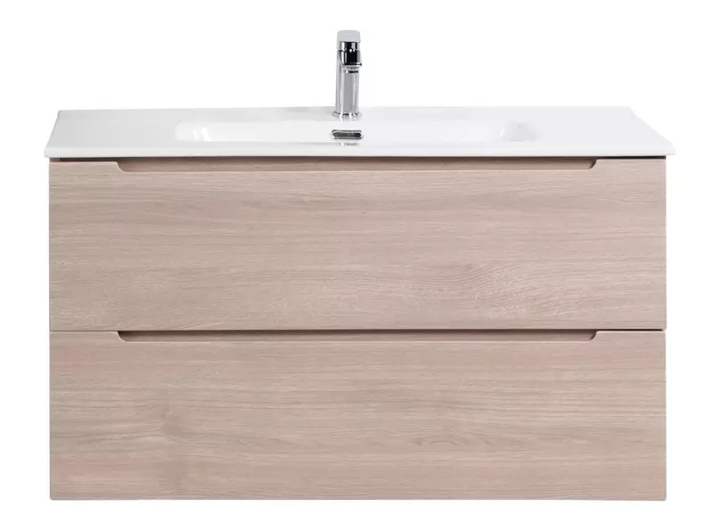 

Тумба с раковиной «Belbagno» Etna 100 (BB1010/465-LV-VTR-BO) подвесная Rovere Grigio