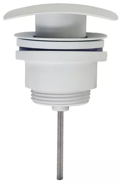 Донный клапан для раковины «Azario» AZ-106-WHI с механизмом Клик-Клак белый