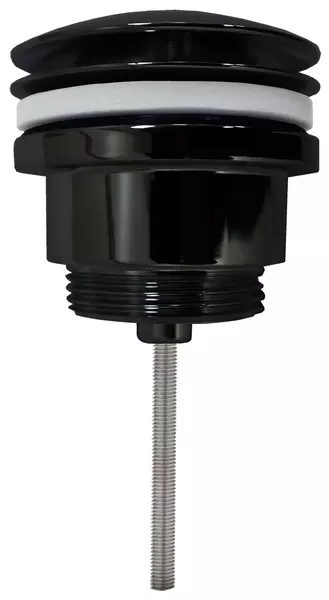 Донный клапан для раковины «Azario» AZ-105-BL с механизмом Клик-Клак чёрный