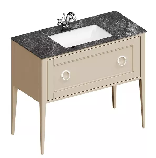 

Тумба с раковиной «Kerama Marazzi» Plaza Classic Neo 100 (Plaza 55/38) капучино матовая