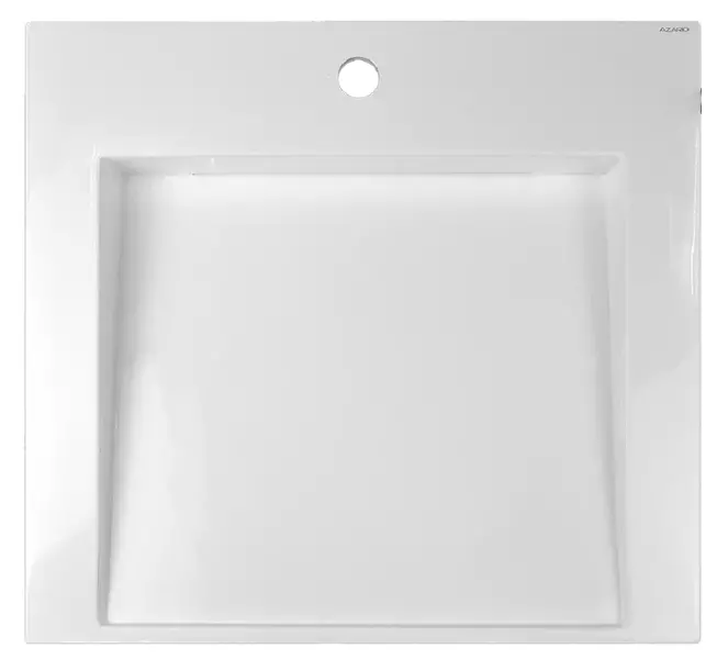 Раковина Azario Domino 6055 литьевой мрамор белая 14438₽