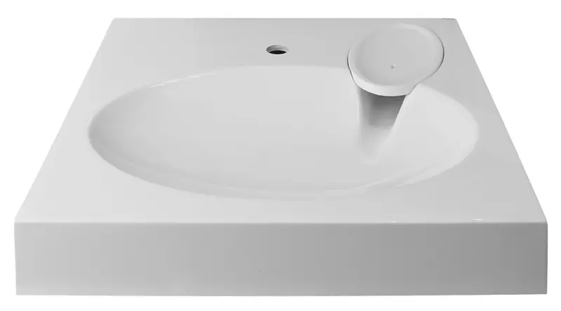 Раковина Azario Elegance New 6060 литьевой мрамор белая 11622₽