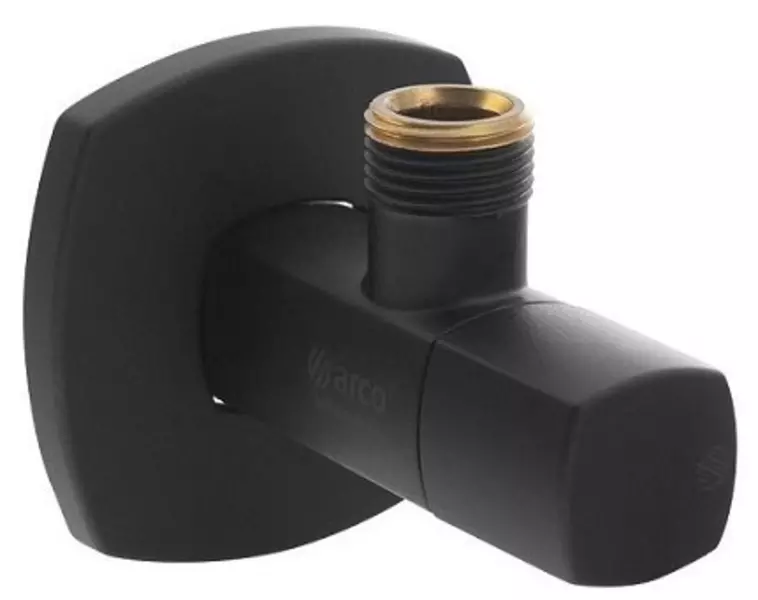 

Кран шаровой бытовой «Arco» Lipstick 202514 1/2"-1/2" НР-НР чёрный