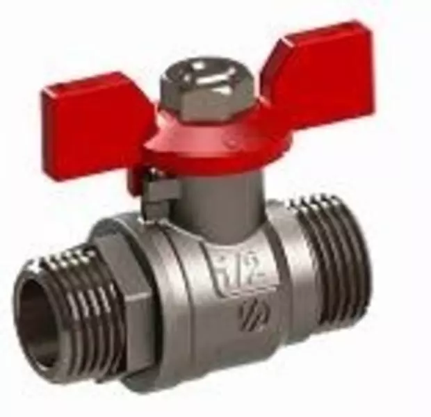 

Кран шаровой магистральный «Arco» Sena 153903 1/2"-1/2" НР-НР никель