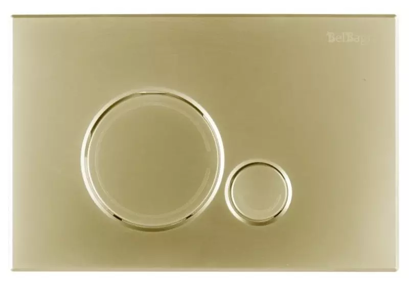

Уценка, Кнопка смыва «Belbagno» Sfera BB018-SR-ORO золото