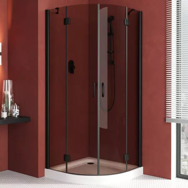

Душевой угол-ограждение «Vegas Glass» AFS Lux 110/110 бронза/матовый чёрный без поддона