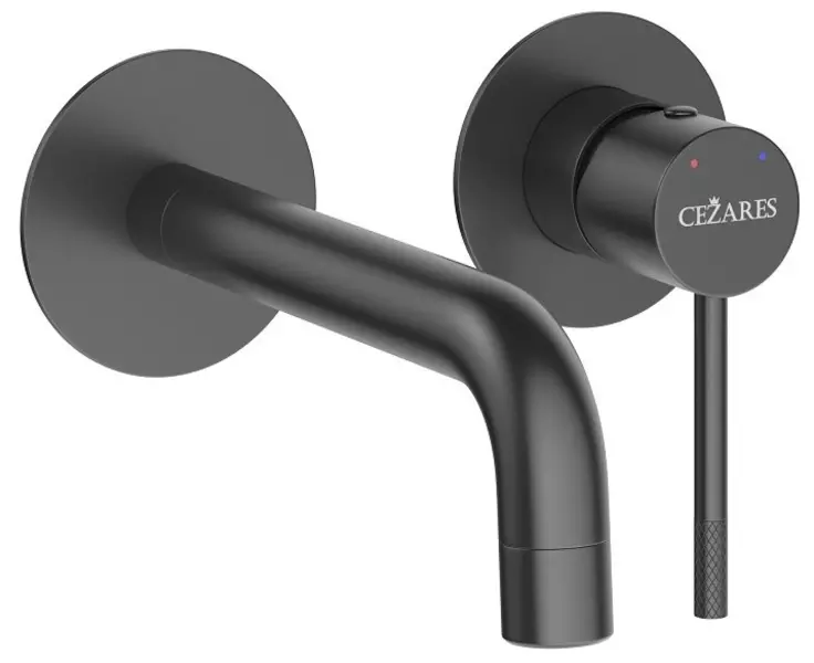 

Смеситель для раковины «Cezares» RELAX-BLI2-1-NOP-W0 чёрный матовый