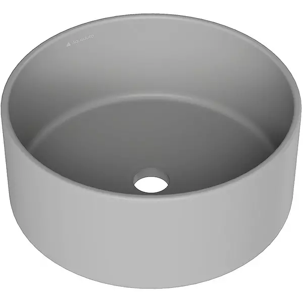 

Раковина «Aqueduto» Espiral 40/40 ESP0130 фаянсовая серая матовая