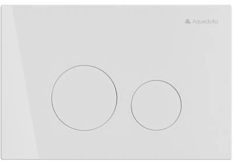 Кнопка смыва «Aqueduto» Circulo CIR0110 белая глянцевая