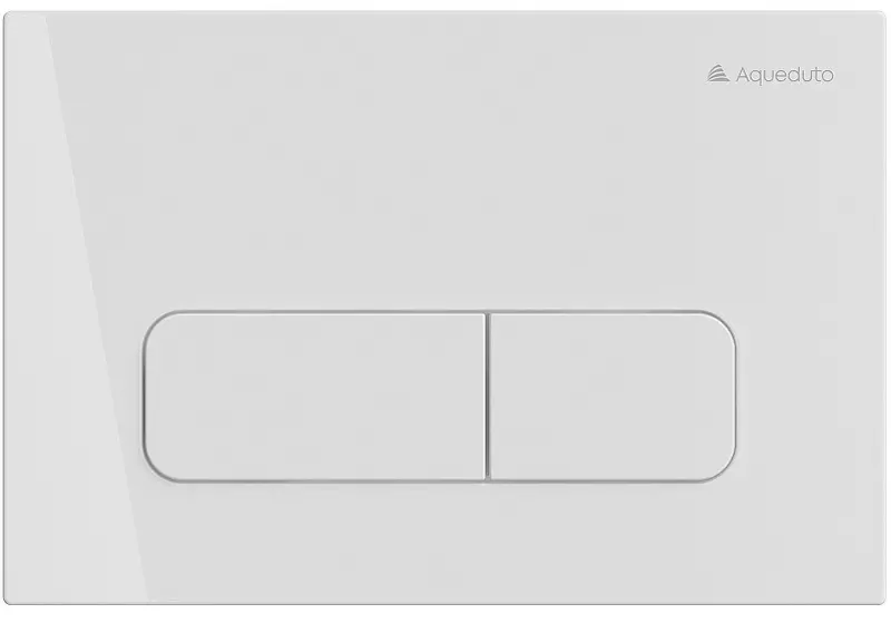 Кнопка смыва «Aqueduto» Forma FOR0110 белая глянцевая