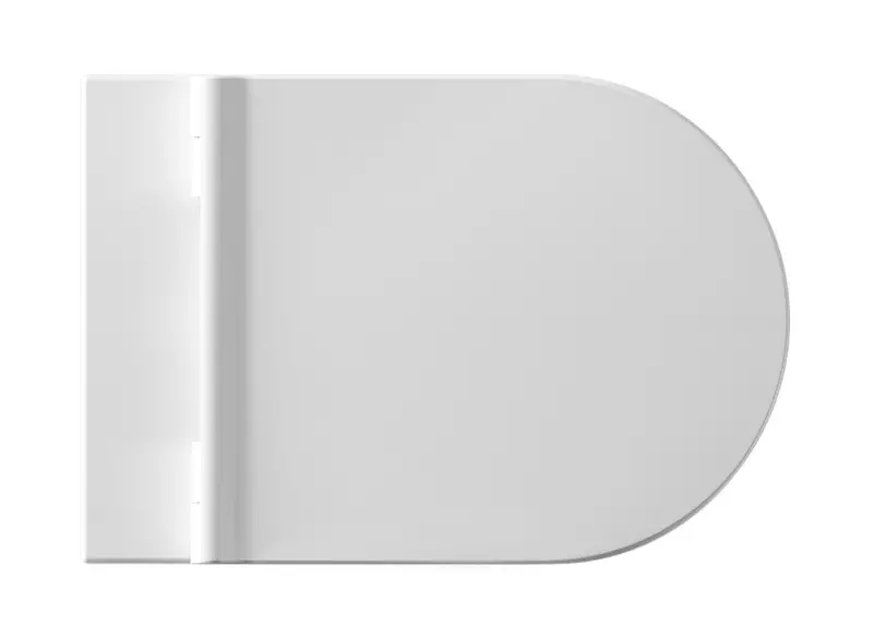 Сиденье для унитаза «Alice» Form/Unica MC2201ES антибактериальное покрытие, ультратонкое дюропласт с микролифтом белое глянцевое