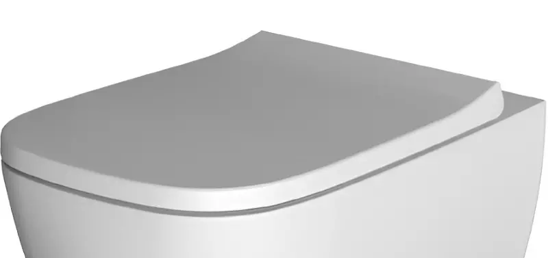 Сиденье для унитаза «Alice» Wunder MC4509S дюропласт с микролифтом белое матовое