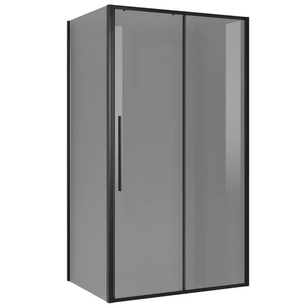 

Душевой угол-ограждение «Niagara» Nova NG-85-13TB-TB100-34 130/100 тонированный/матовый чёрный без поддона универсальный