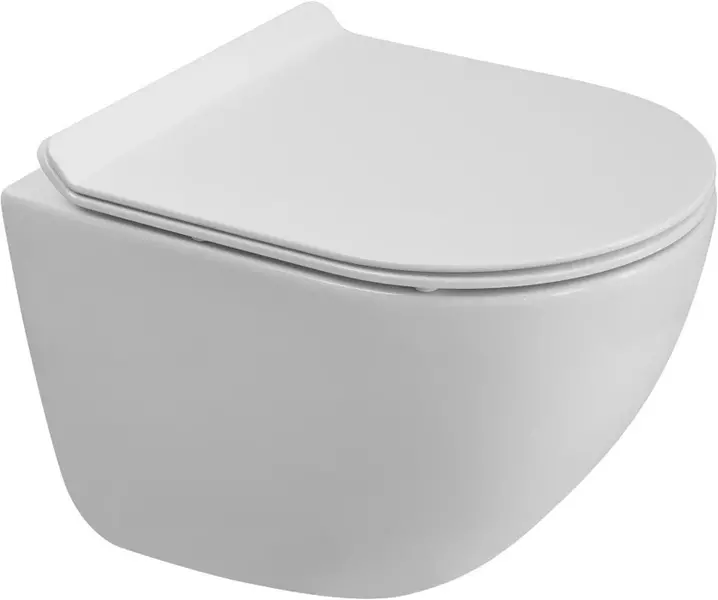 

Подвесной унитаз безободковый «Belbagno» Amanda-Tor BB051CH-TOR-FC/BB2011SC с горизонтальным выпуском белый с сиденьем дюропласт с микролифтом белое