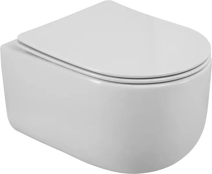 

Подвесной унитаз безободковый «Belbagno» Soft-Tor BB084CH-TOR/BB051SC с горизонтальным выпуском белый с сиденьем дюропласт с микролифтом белое