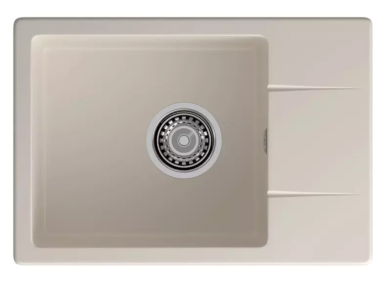 

Мойка для кухни «GranFest» Urban 258L 58/49 кварц белая универсальная