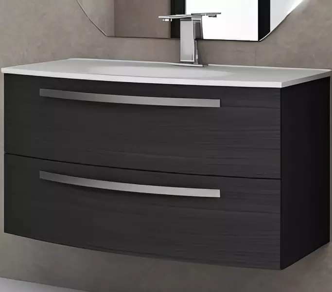 

Тумба с раковиной «Cezares» Comfort 100 (Comfort 101) подвесная Grigio Scuro
