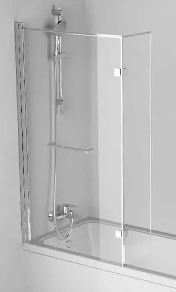 

Шторка на ванну стеклянная «Damixa» DX35WBS-D7W1-150MT 80/150 прозрачная/хром универсальная
