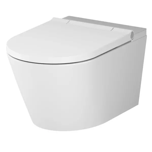 

Подвесной унитаз безободковый «Am.Pm» Inspire CCC501700SC с биде белый с сиденьем дюропласт с микролифтом