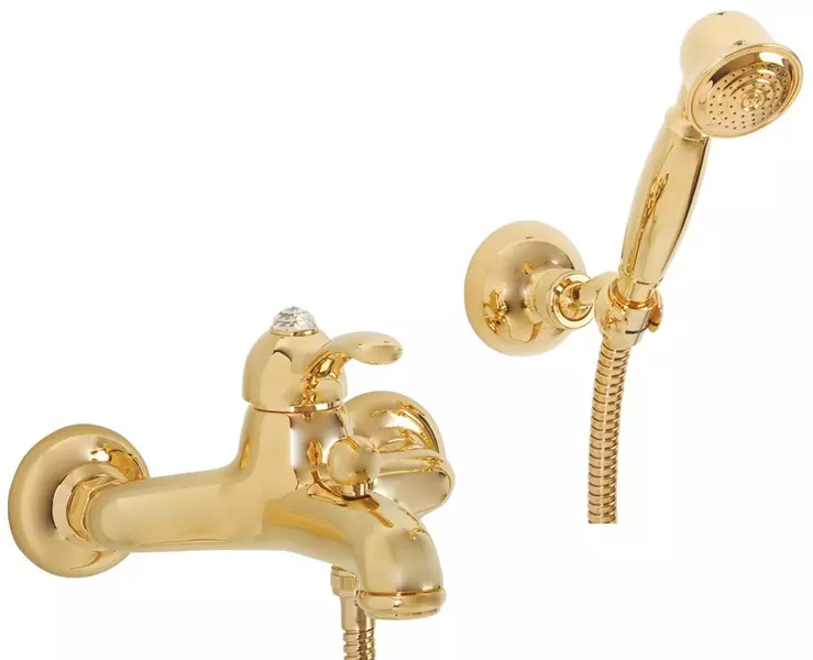 

Смеситель для ванны «Migliore» Lem Swarovski 18890 золото