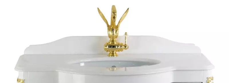 Мебельная столешница Migliore Amelia 100 натуральный мрамор Bianco Cristallino 104500₽