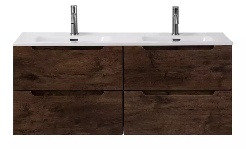 

Тумба с раковиной «Belbagno» Etna 120 (BB1200-2-ETL двойная) подвесная Rovere Moro