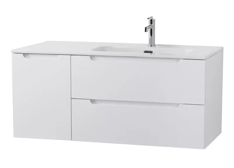 

Тумба с раковиной «Belbagno» Etna 120 (121/46 BB1200ETL-R) подвесная Bianco Lucido правая